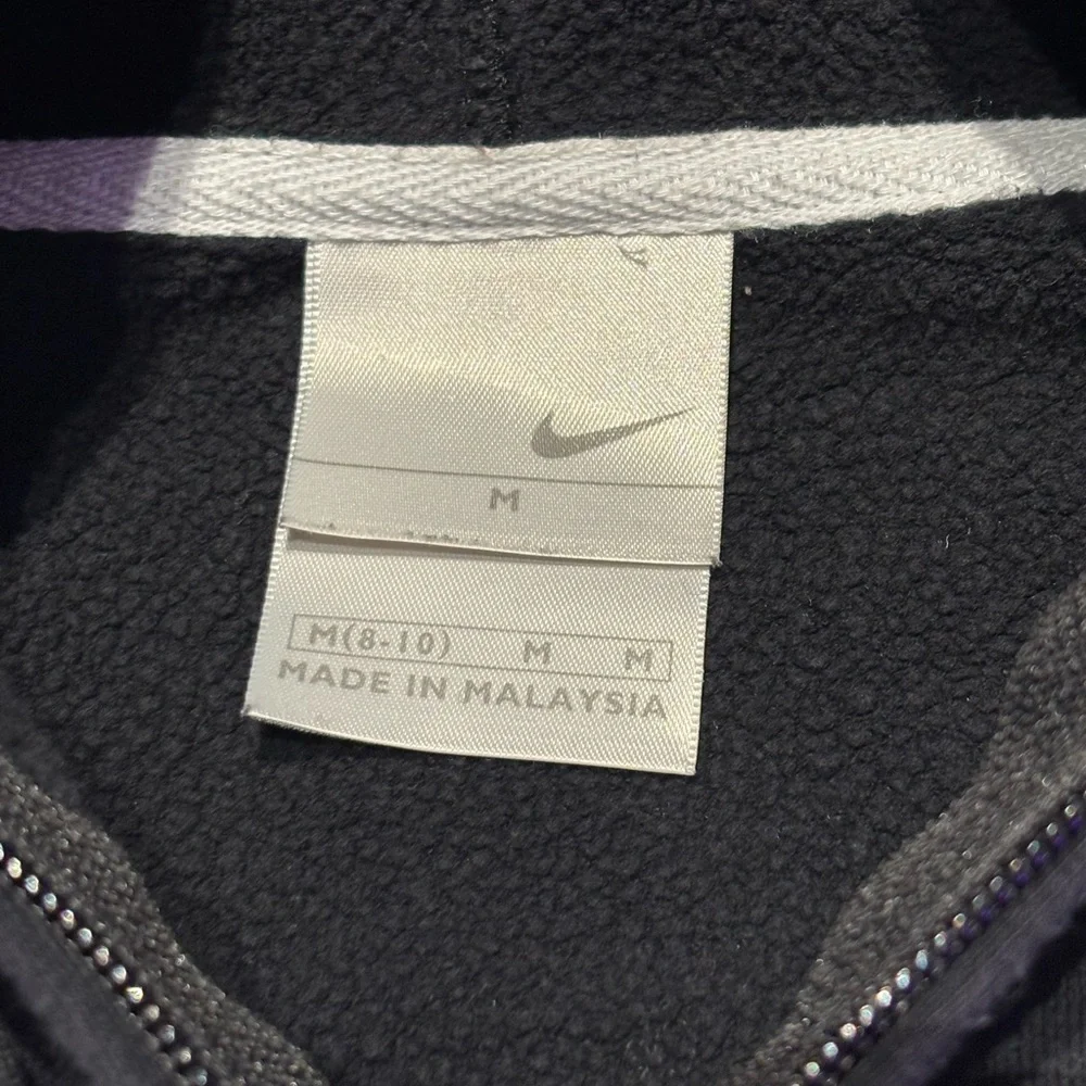 Nike Kids Full-Zip Sportswear Hoodie - Navy - Size Medium (8-10) - Picture 4 of 5